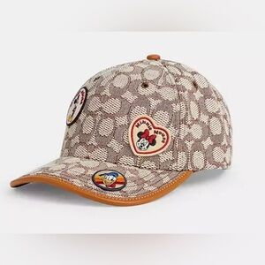 Disney X Coach Signature Baseball Hat With Patches